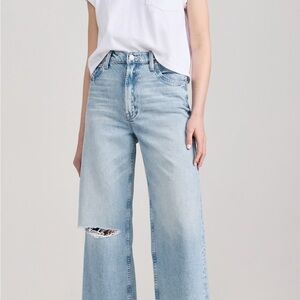 MOTHER Spinner Zip Sneak Chew Jeans